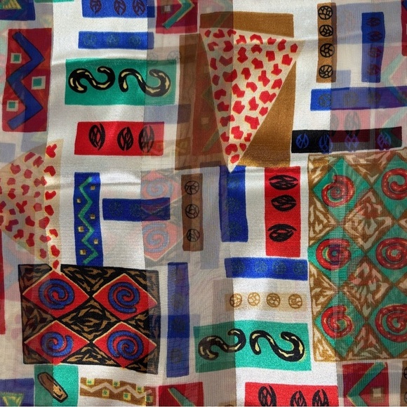 Multi Color Light Weight Head Scarf Shoulder Wrap Neck Scarf Purse Scarf OS - Picture 6 of 7